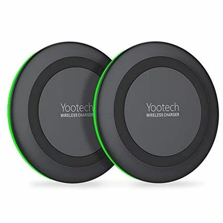 yootech [2 pack] wireless charger qi-certified 7.5w wireless charging compatible with iphone xs max/ | Walmart (US)