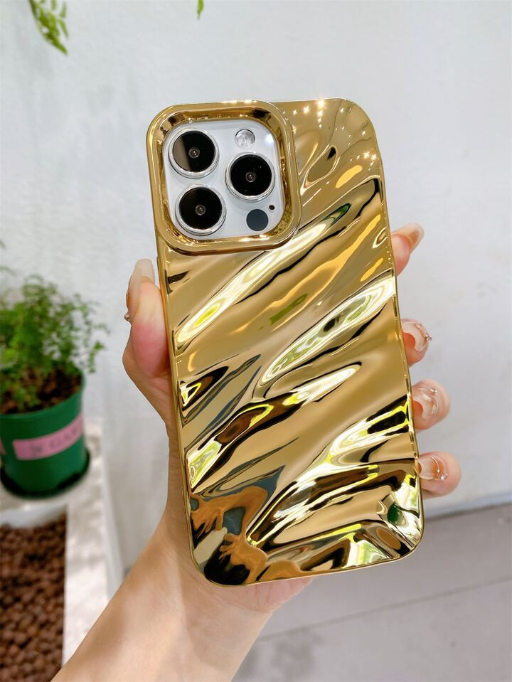 Estuche de teléfono con textura de estilo Y2K para el Día de San Valentín compatible con iPhon... | SHEIN