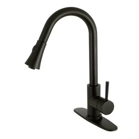 Faucetaire LS8720DL Concord Kitchen Faucet with Pull-Down Sprayer, Matte Black | Walmart (US)