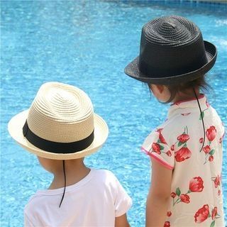 Kids Straw Fedora Hat | YesStyle Global