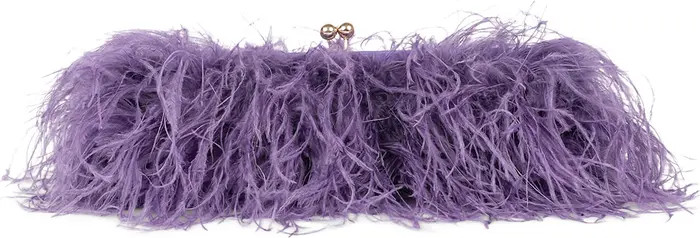 Animal Feather Clutch | Nordstrom