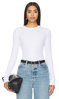 COTTON CITIZEN Verona Crew Shirt in White from Revolve.com | Revolve Clothing (Global)