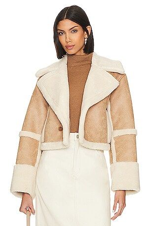 Jay Jacket in Taupe | Revolve Clothing (Global)