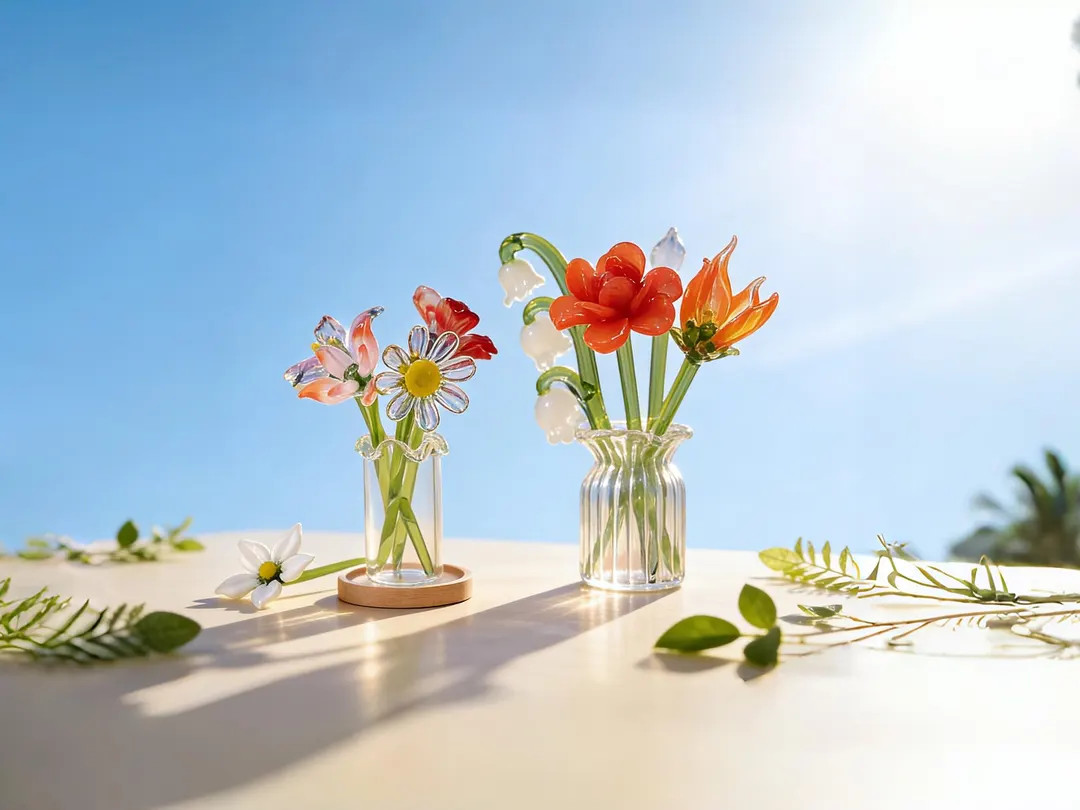 Glass Birth Month Flower Gift for Mom, Handblown Personalized Keepsake, Mother’s Day Birthday P... | Etsy (US)