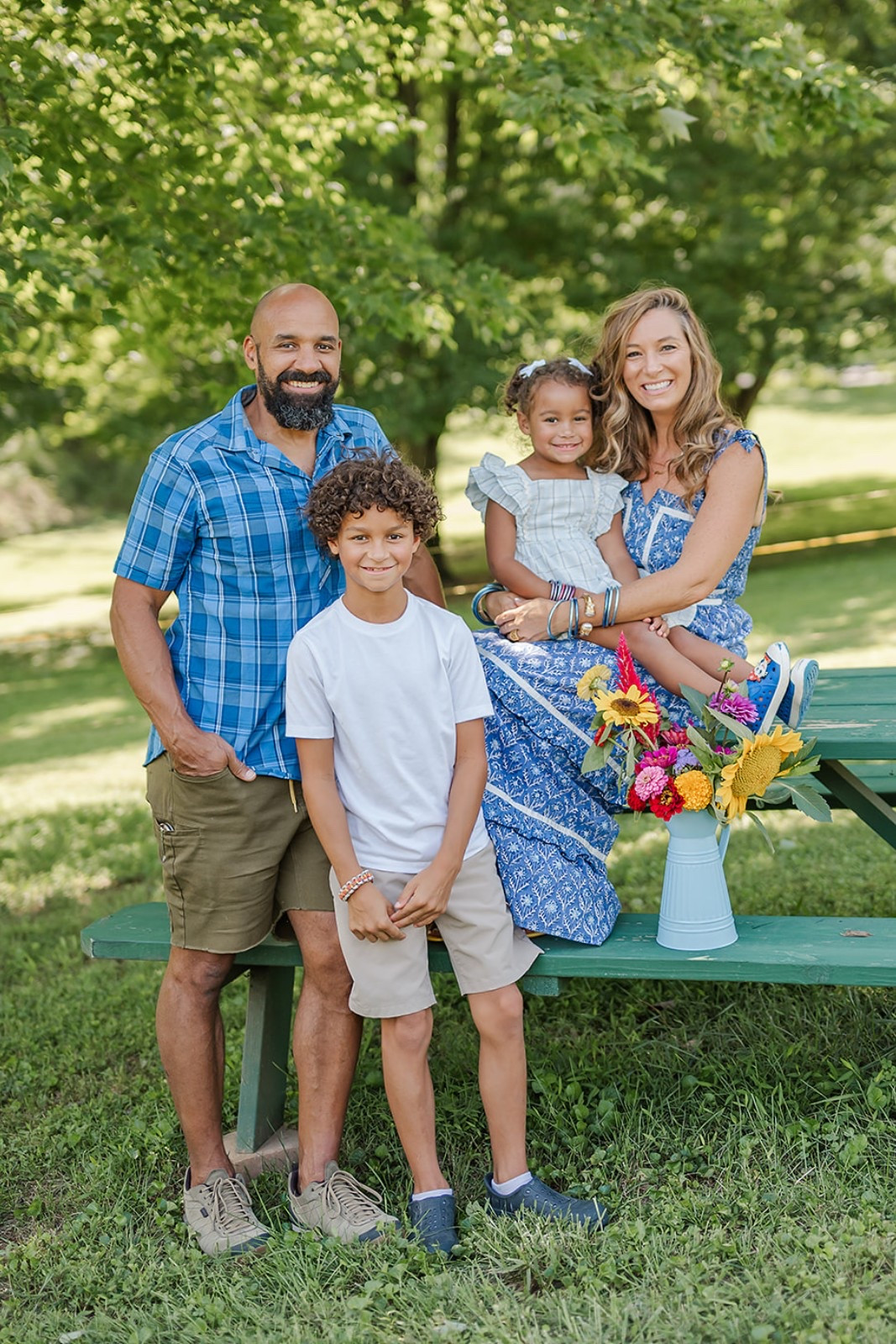 Before school starts family photos / summer blues / blue color scheme for family outfits

#LTKootd #LTKSeasonal #LTKKids