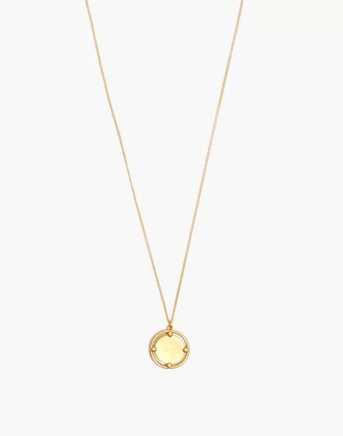 Orbit Coin Necklace | Madewell