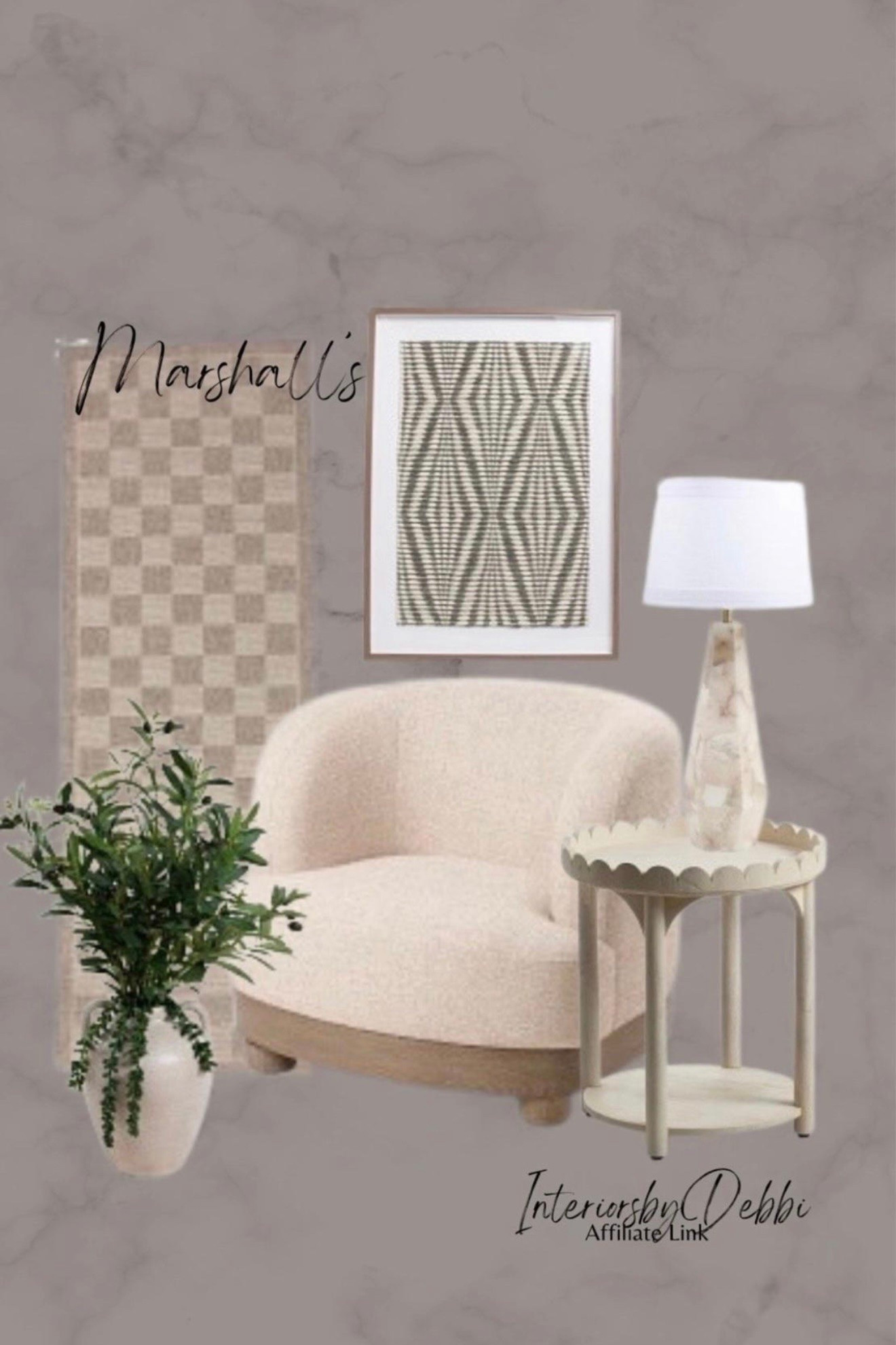 Marshall’s Finds
Runner, accent chair, side table, lamp, framed art, transitional home, modern decor, amazon find, amazon home, target home decor, mcgee and co, studio mcgee, amazon must have, pottery. barn, Walmart finds, affordable decor, home styling, budget friendly, accessories, neutral decor, home finds, buy new arrival, coming soon, sale alert, high end look for less, Amazon favorites, Target finds, cozy, modern, earthy, transitional, luxe, romantic, home decor, budget friendly decor #marshalls

#LTKSeasonal #LTKHome