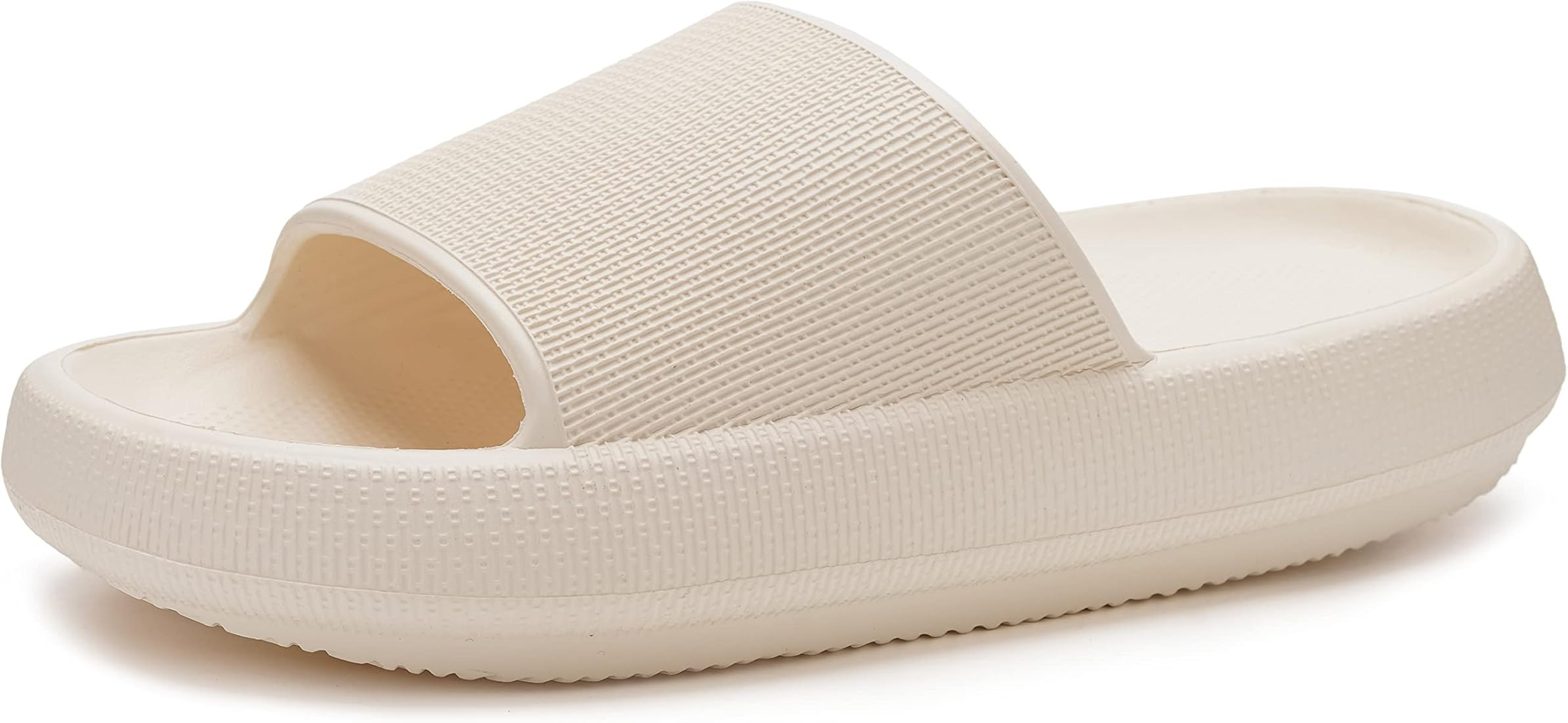 WHITIN Pillow Slippers for Women Non Slip | Cushioned Thick Sole Slides | Quick Drying Bathroom S... | Amazon (US)