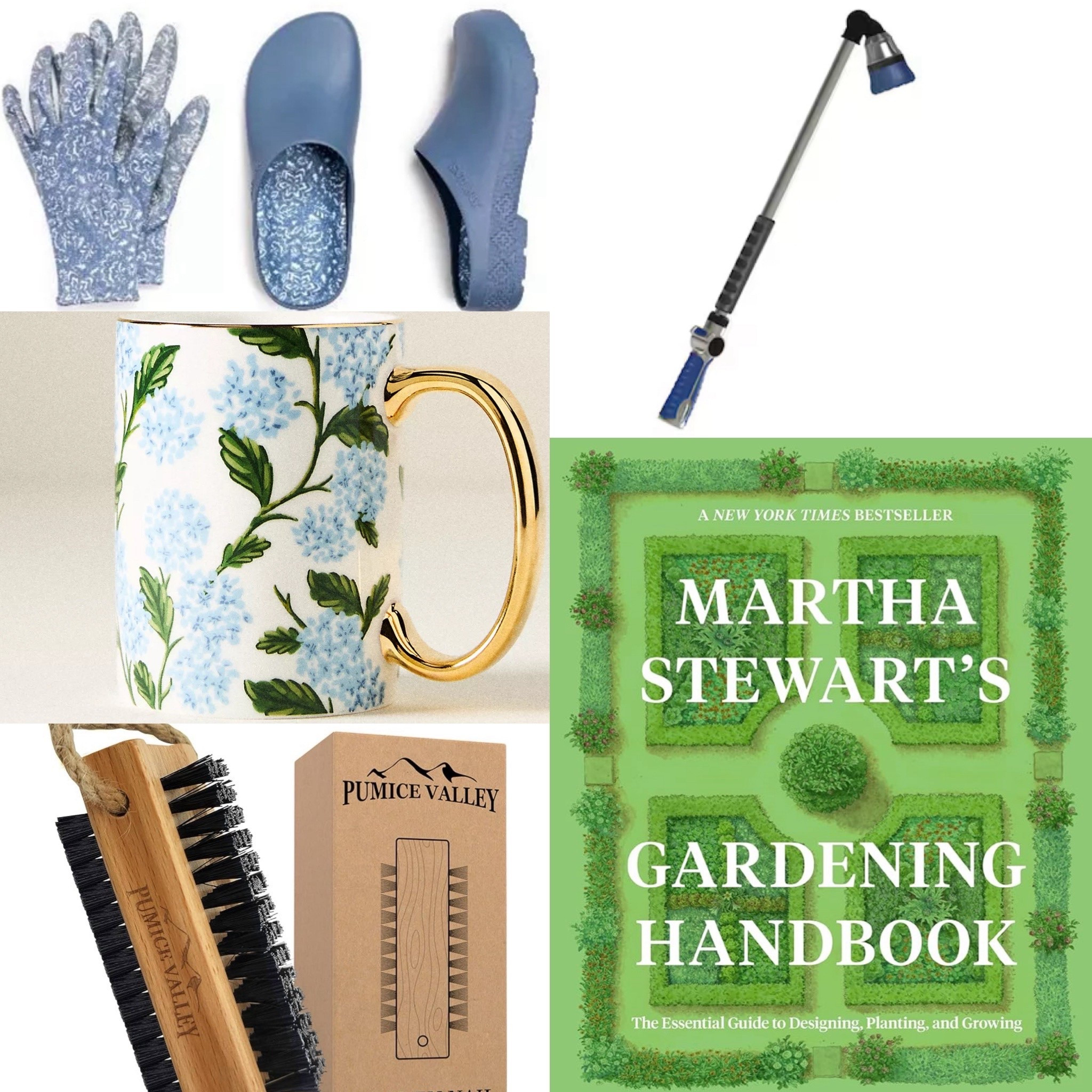 Holiday Gift Ideas under $30
For the Gardner in your life
Christmas gift
Martha Stewart coffee table gardening book
Watering wand
Hydrangea mug
Gardner nail brush
Gardening clogs and gloves 
Affordable 
Amazon
Mom gift ideas

#LTKHoliday #LTKGiftGuide #LTKSaleAlert