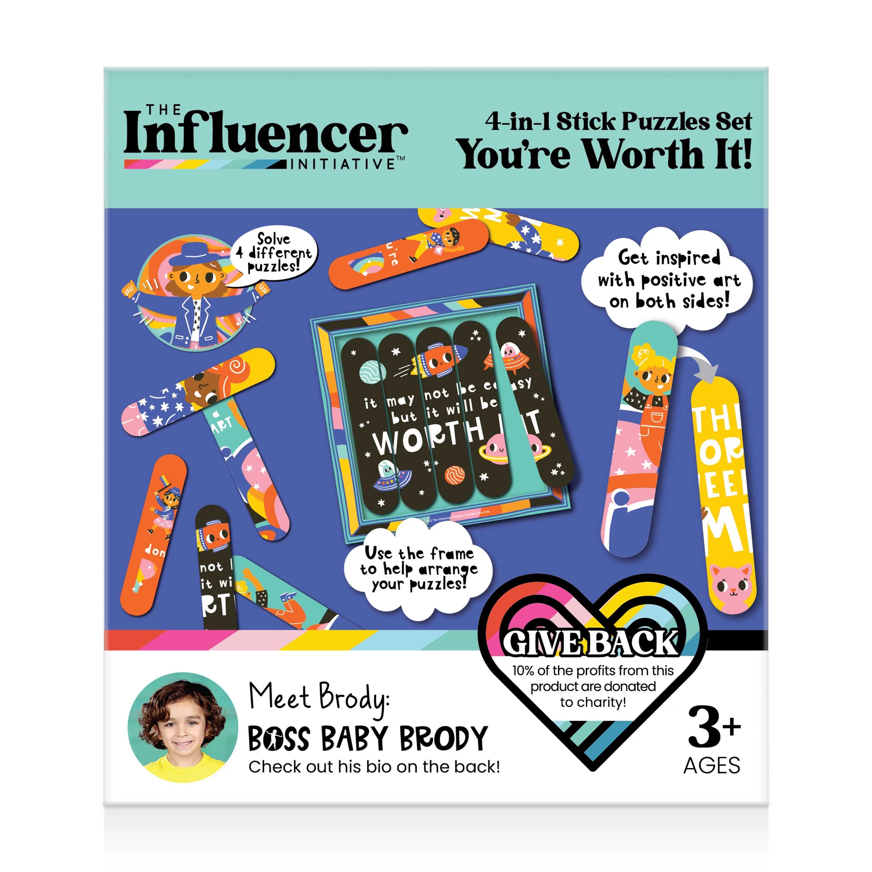 Influencer InitiativeBoss Baby Brody - Influencer Initiative You're Worth It! - 4-in-1 Interlocki... | Walmart (US)