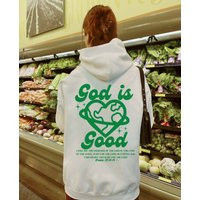 God Is Good Aesthetic Hoodie Christian Trendy Indie Tumblr Vsco Catholic Oversized | Etsy (US)