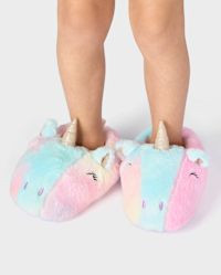 Toddler Girls Rainbow Unicorn Slippers - multi | The Children's Place