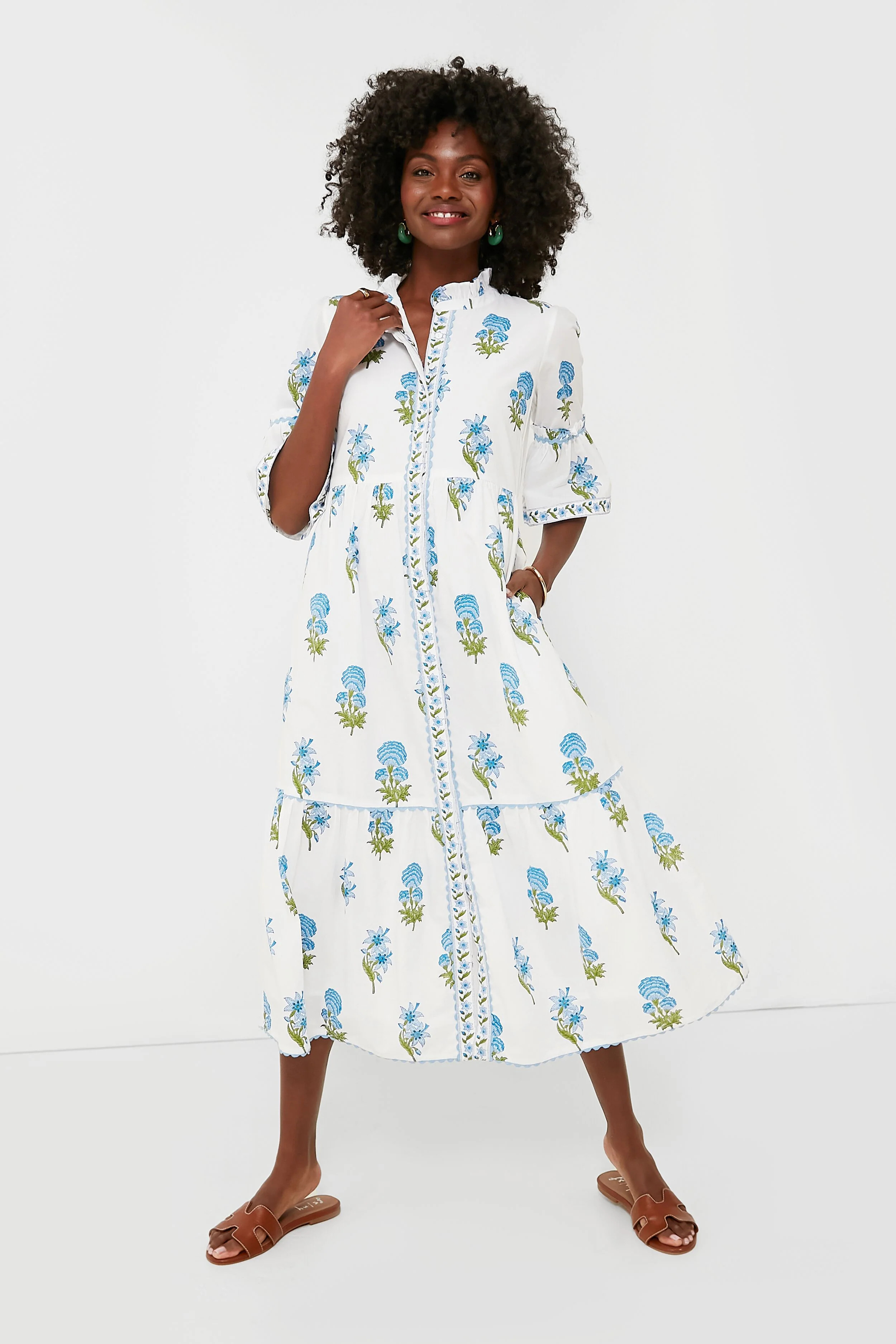 Cobalt Lily Panama Dress 
                Pink City Prints | Tuckernuck (US)