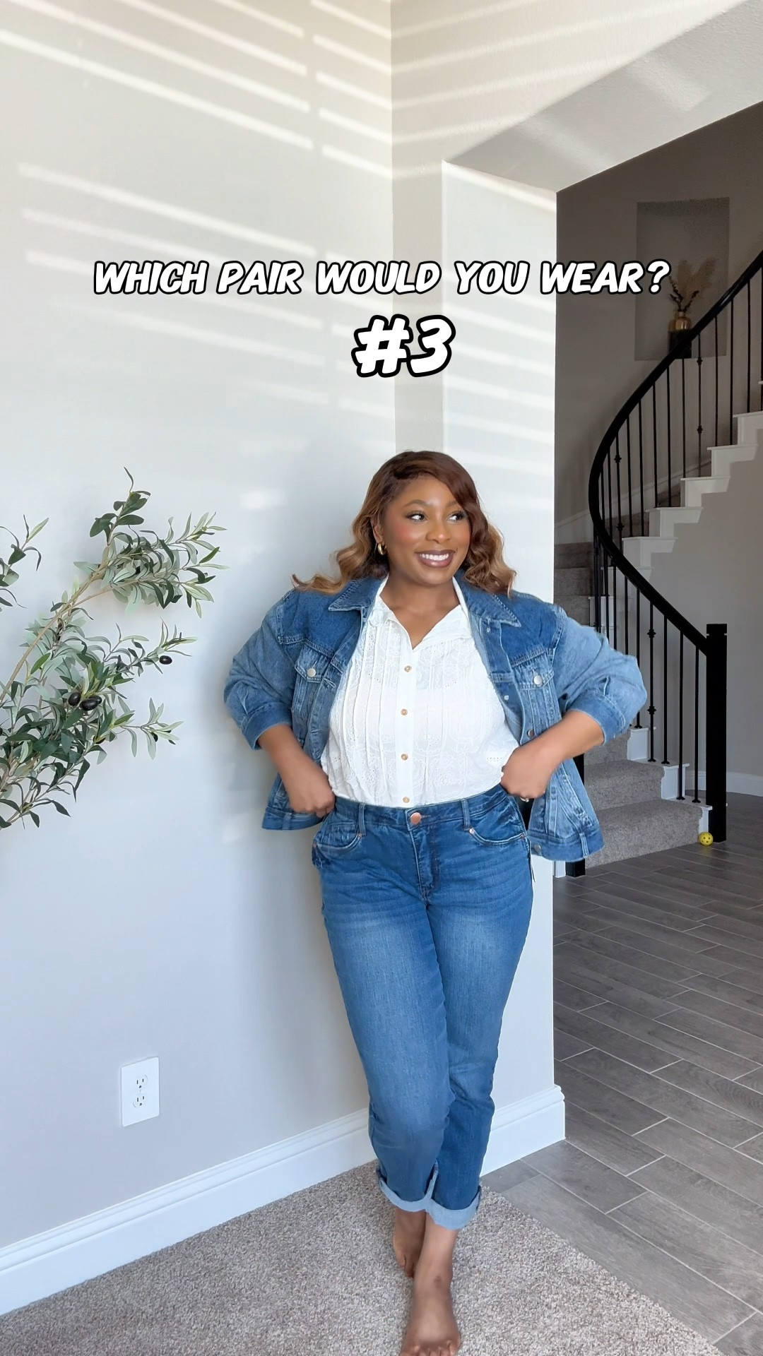 Denim jeans that flatter any and all curves 👏🏽👏🏽

These would pair so well with spring outfits and blouses. ✨

 spring fashion


#LTKWatchNow #LTKMidsize #LTKStyleTip