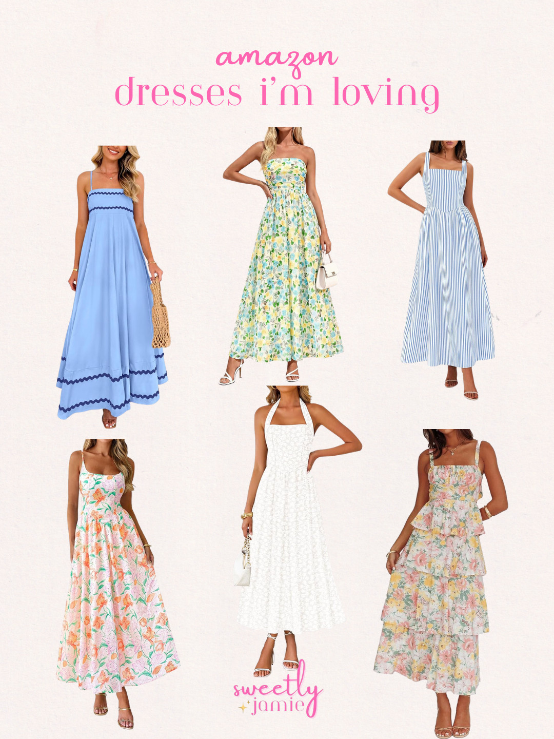 Sharing some dresses I’ve been loving lately, easy, flattering, and perfect for summer 🤍

#summerdresses #amazonfashion #dressinspo 

 #LTKootd #LTKmomlife #LTKSeasonal