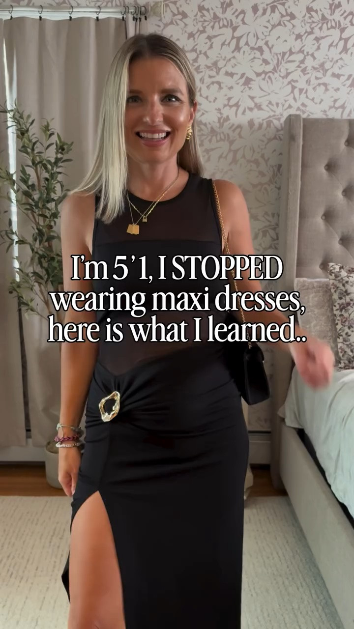 Turns out the problem wasn’t the dresses — it was the styling. 🖤 🤍 

Comment DRESS for a 🔗! 

What I learned as a petite:
• Higher waistlines make a huge difference
• Vertical seams/slits add length
• Emphasis on a higher waistline helps- tie for waist or a belt are fun additions that work in our favor! 
• The right shoes change the whole silhouette
• A leg slit creates a longer leg visual! 

Petite girls don’t have to avoid long dresses — you just have to choose the right ones.

#petitestyle #petitedress #dress #petitetips styleinspo styletips stylehacks whattowear springoutfit prespring denimdress whattowear outfitinspo ootd