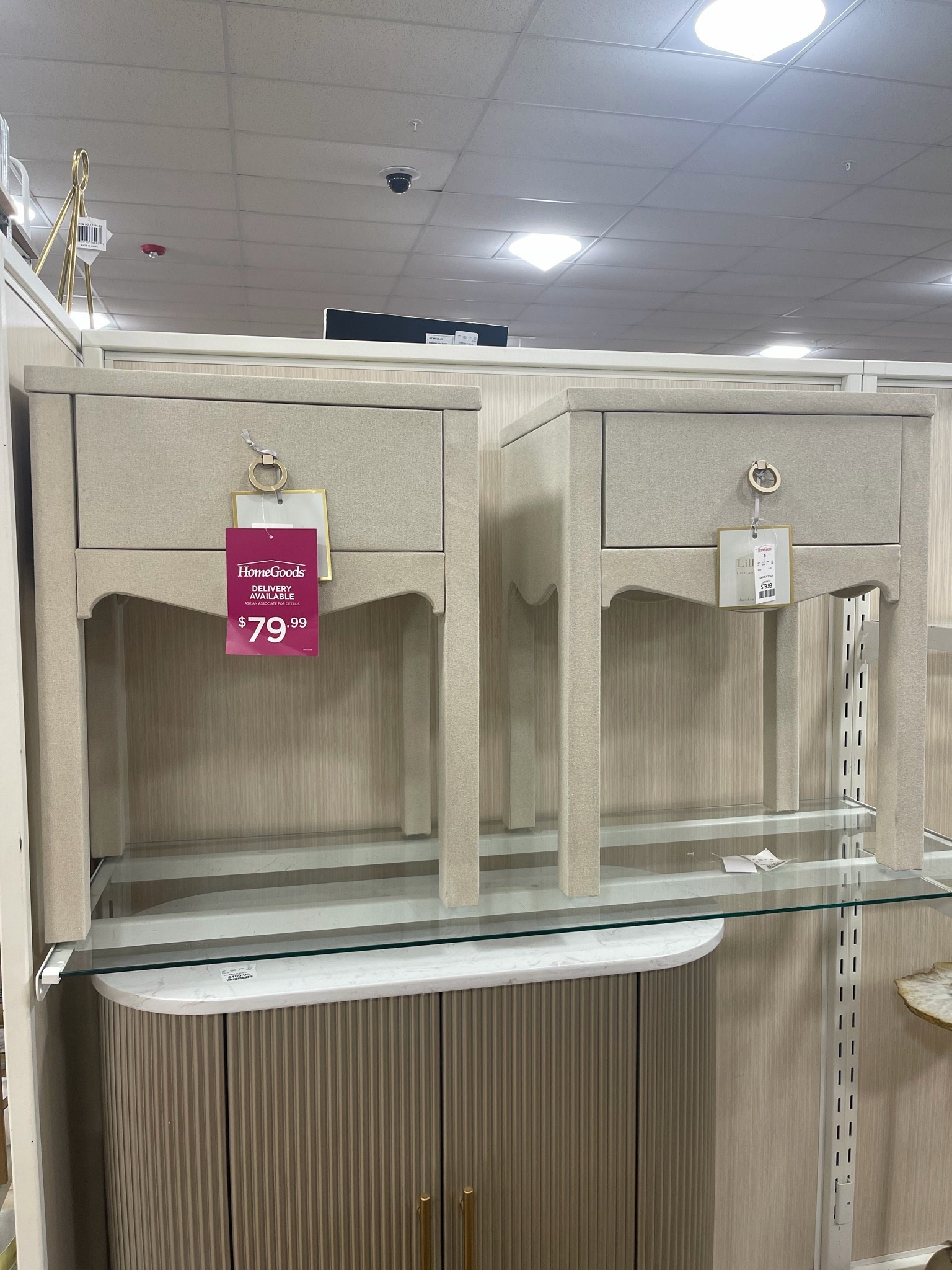 Grass cloth side table or nightstands! 

Serena and lily look for less!