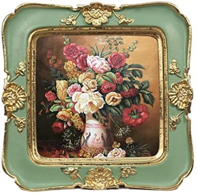 WINPLUS+ Vintage Picture frames 3x3,Luxury Antique Photo Frames With Golden Embossed Flower Furni... | Amazon (US)