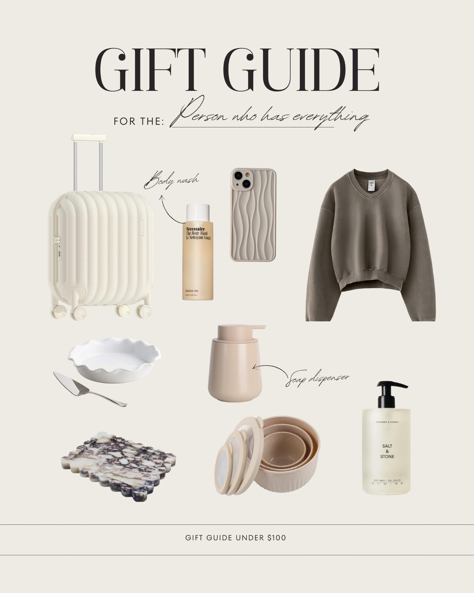 Gift Guides Under a $100! 

#LTKFindsUnder100 #LTKGiftGuide #LTKStyleTip