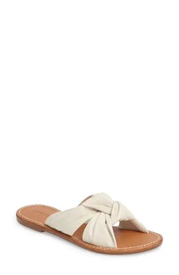 Women's Soludos Knotted Slide Sandal, Size 5.5 M - White | Nordstrom