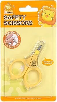 Simba Baby Safety Nail Scissors, Yellow | Amazon (US)