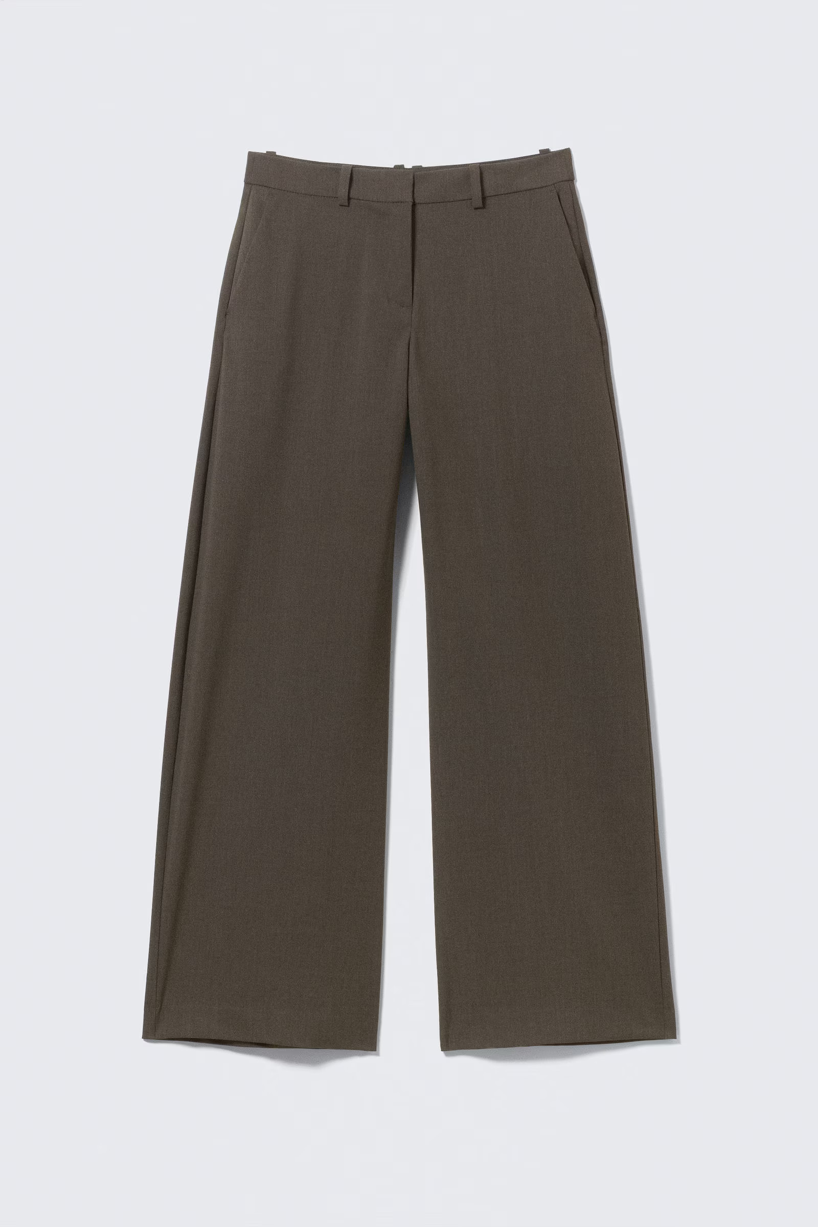 Low-Waisted Loose Fit Suit Trousers | Weekday