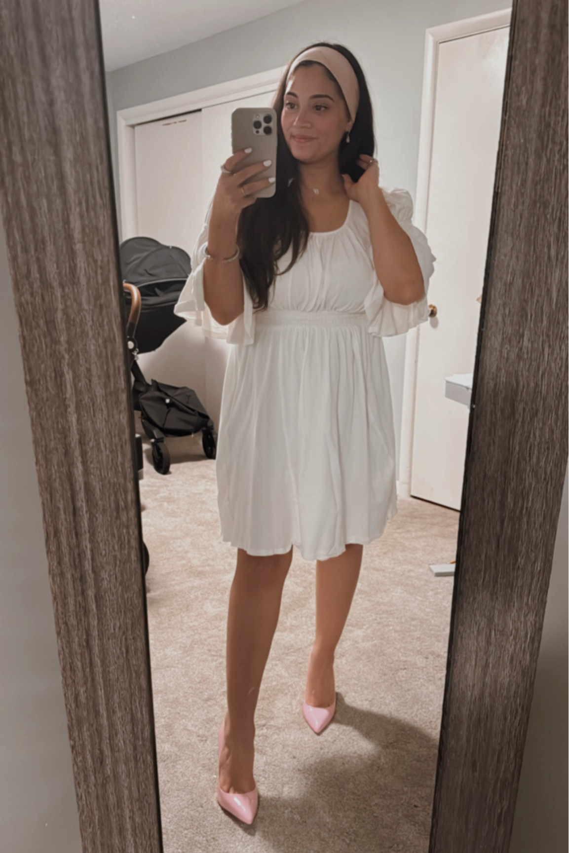 Shabbat OOTD with a pop of color #pinkheels

#LTKHoliday #LTKStyleTip