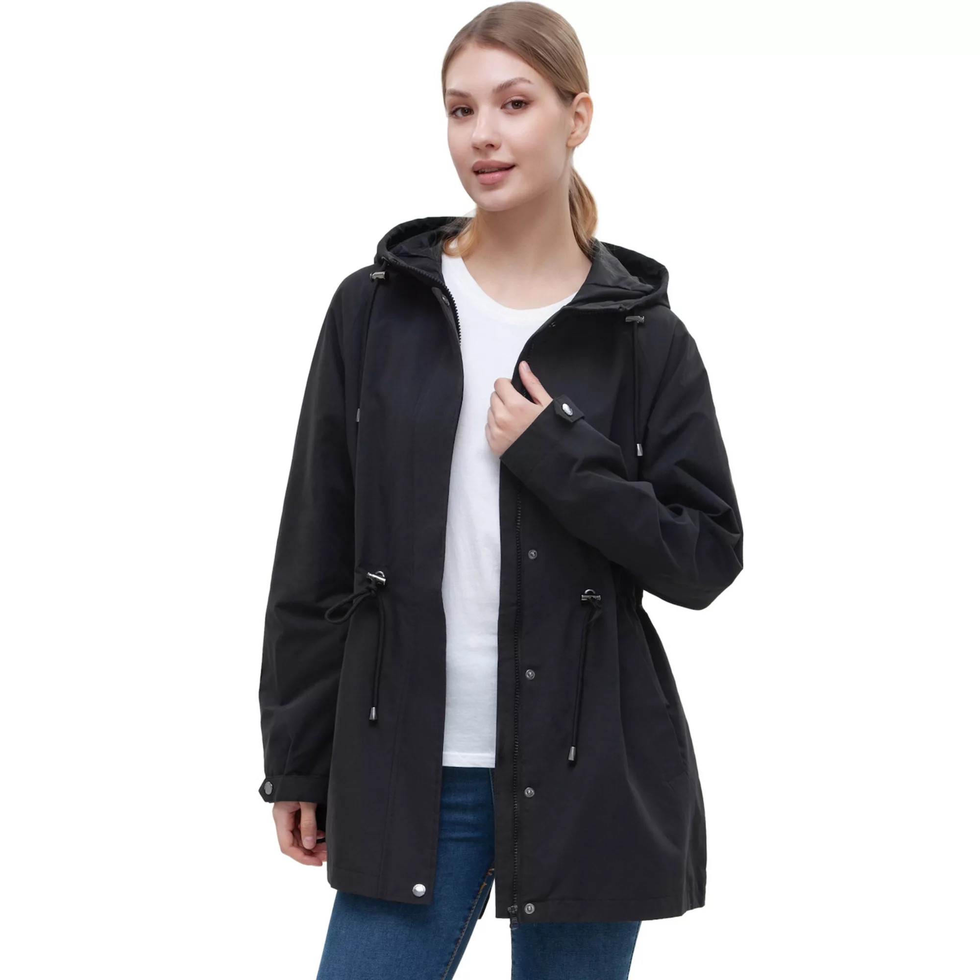 Women's Hooded Anorak Trench Coat | Kohl's
