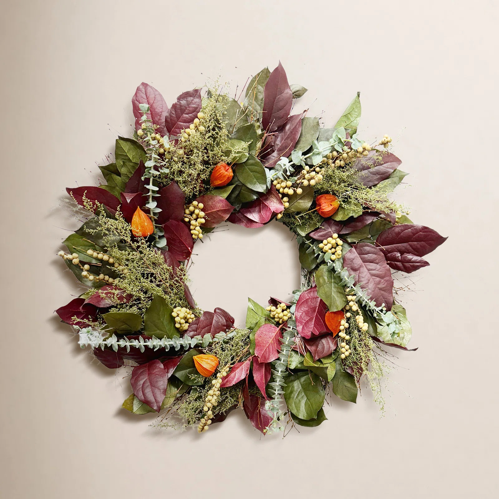 Rosalind Wheeler 22" Handcrafted Berry Wreath | Joss & Main | Joss & Main