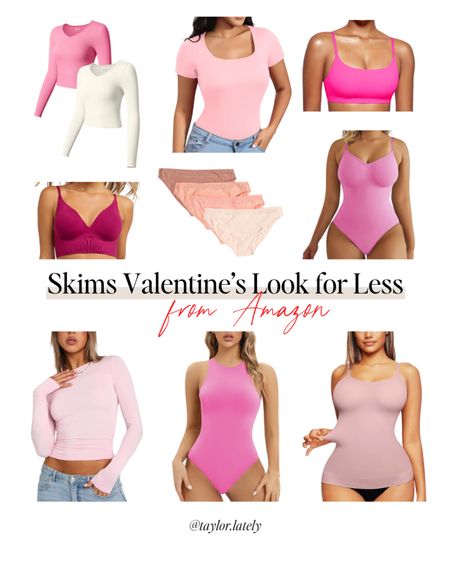 Have you seen the new Skims Valentine’s Day collection? Here are some of my favorite looks for less finds from Amazon.

Pink Shapewear | Skims Similar | Pink Tank | Pink Top | Pink Tee

#LTKfindsunder50 #LTKplussize #LTKstyletip