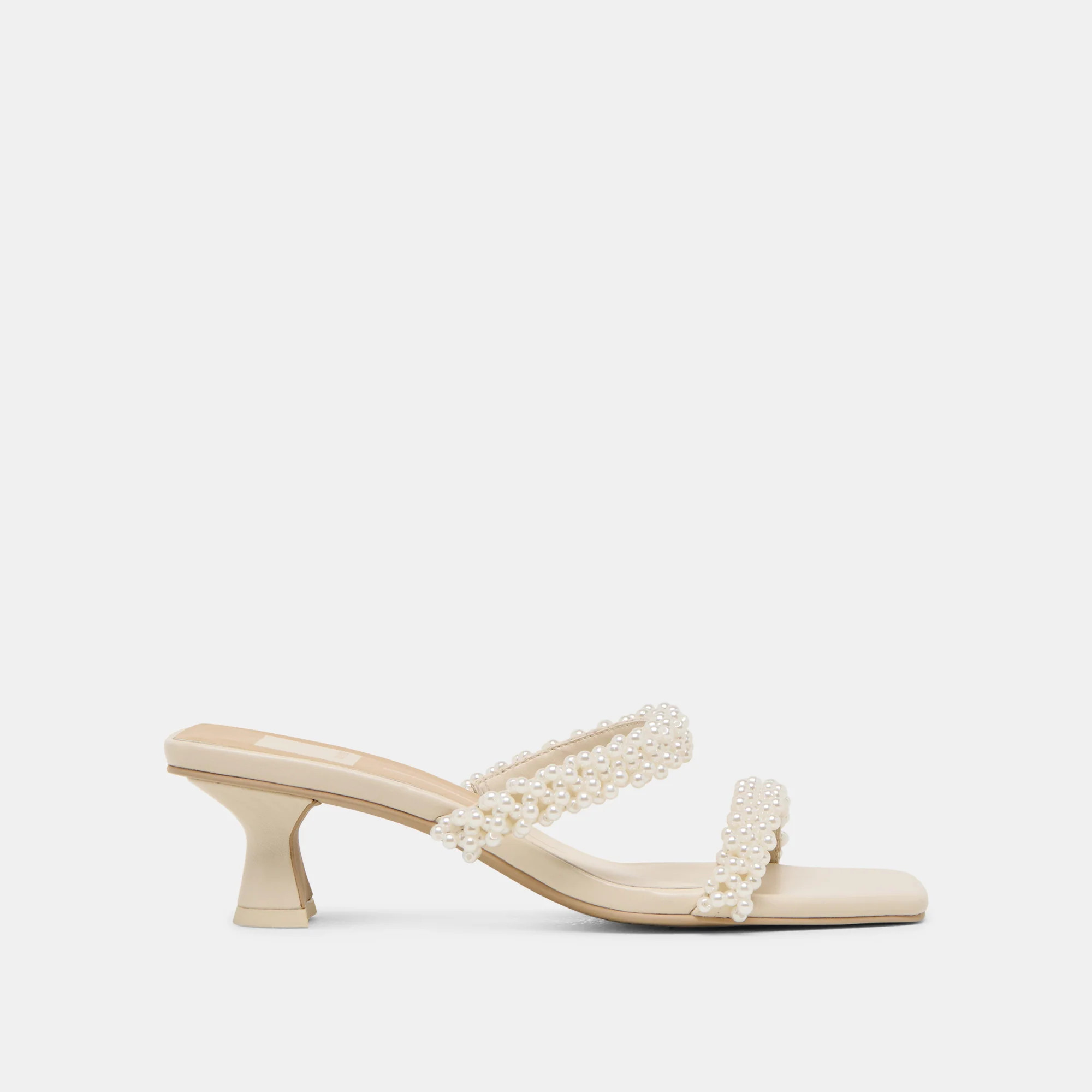 BONI PEARL HEELS VANILLA STELLA | DolceVita.com