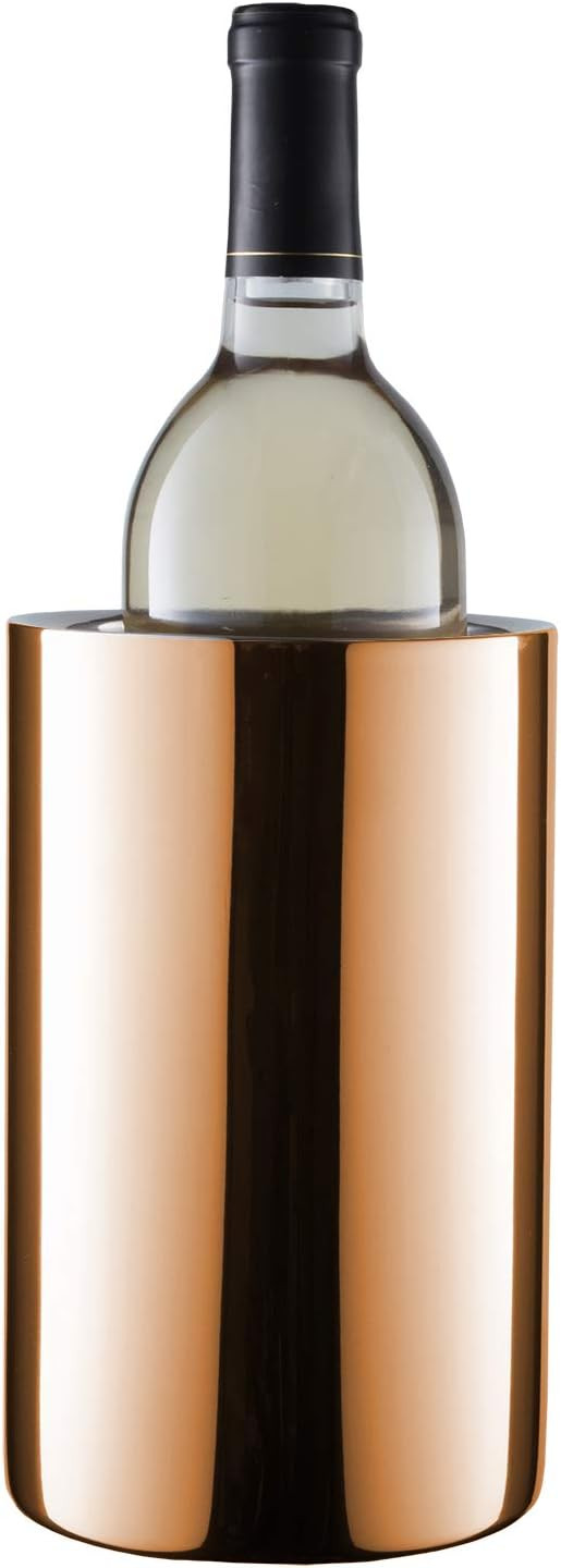 Wine Chiller for Bottles (Copper) - Champagne Bucket, Elegant Wine Bottle Chiller and Champagne C... | Amazon (US)