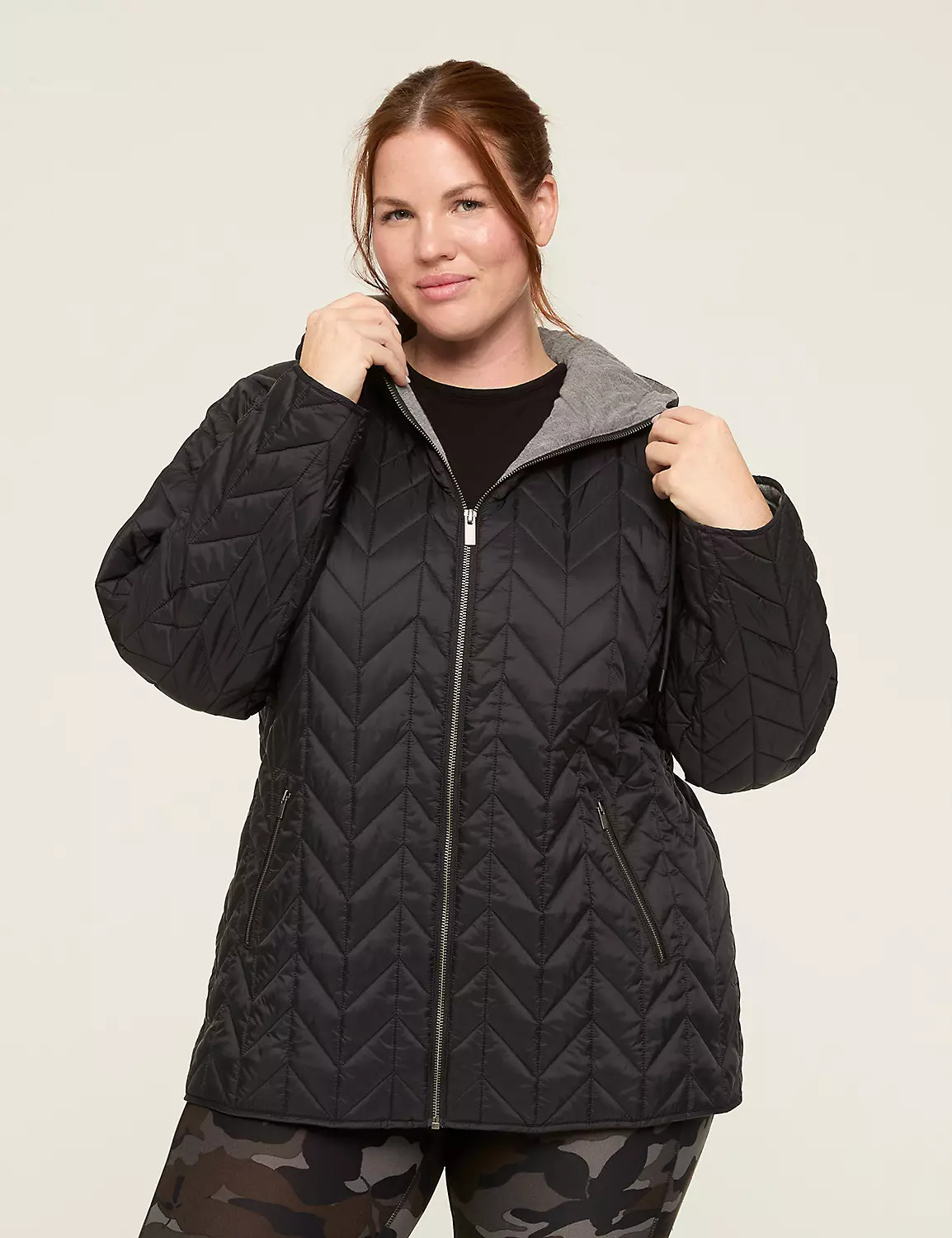Hooded Quilted Puffer | Lane Bryant (US)