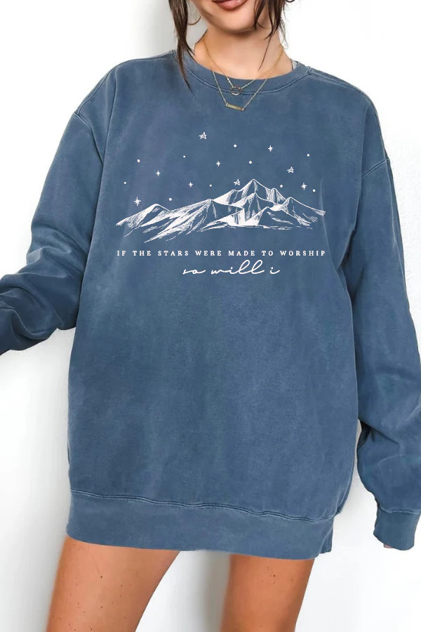 IF THE STARS WERE MADE TO WORSHIP SO WILL I (COMFORT COLORS) | It's NOMB