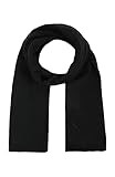 Calvin Klein Men's Embroidered Monogram Scarf, Black, One Size | Amazon (US)