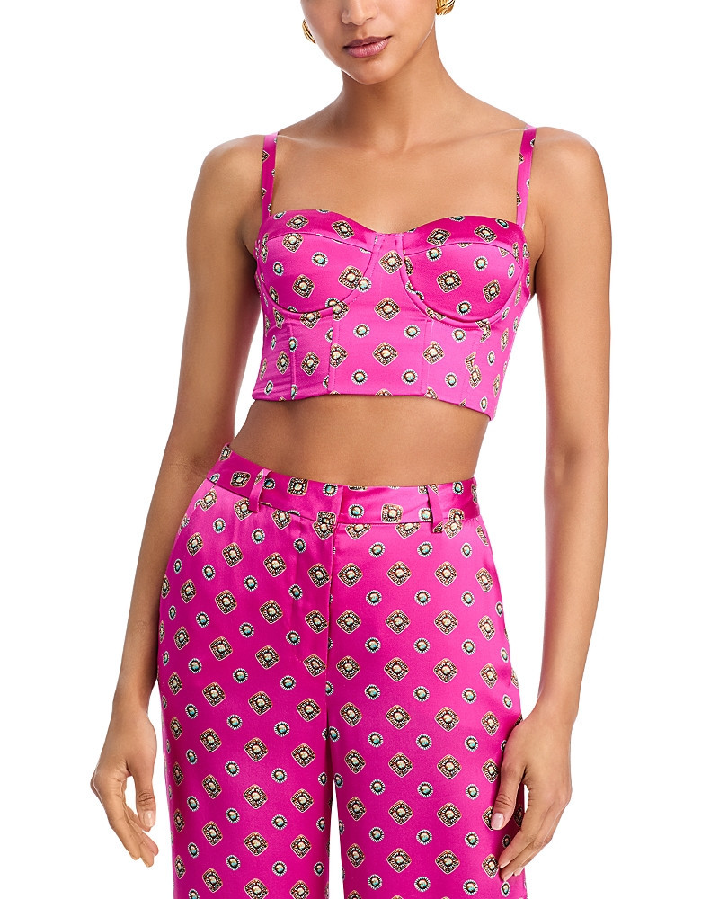 L'Agence Sonya Silk Bralette Top | Bloomingdale's (US)