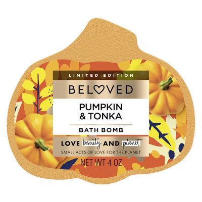Beloved Pumpkin & Tonka Foaming Bath Bomb - 4oz | Target