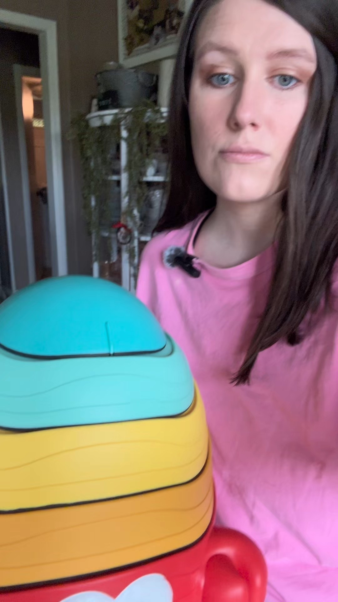 These stepping stones are a total hit in our house! My daughter is obsessed - she hops, balances, and plays all kinds of silly games with them (floor is lava is a current fave). I love that the tops have a grippy texture, which helps her walk across them with way more confidence - no slipping, even when she’s moving fast.

The quality is great. They’re sturdy but lightweight, and I really appreciate that they stack neatly into a cute little crab when playtime’s over. It makes cleanup so easy and saves space in the playroom. We’ve used them both indoors and outside, and they’ve held up well on different surfaces.

If you’re looking for something fun, screen-free, and great for balance and coordination, this set is absolutely worth it. So cute, super functional, and toddler-approved!

#LTKFamily #LTKFindsUnder50 #LTKKids