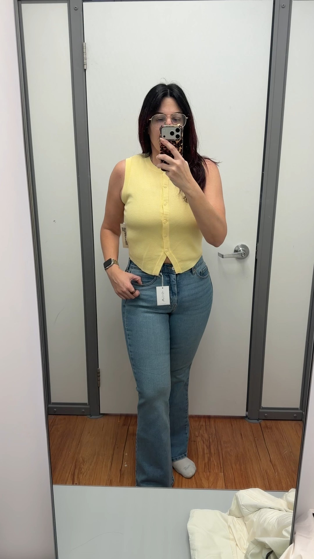 Absolutely love this sunshine yellow top with these Jessica Simpson flares 💛

#LTKootd #LTKMidsize #LTKmomlife