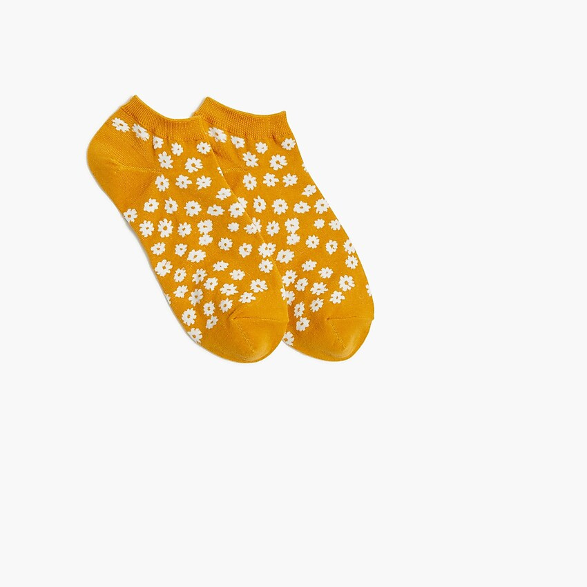 Yellow floral socks | J.Crew Factory