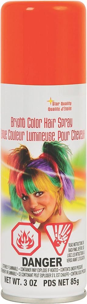 Rubie's Bright Color Hairspray, Orange | Amazon (US)