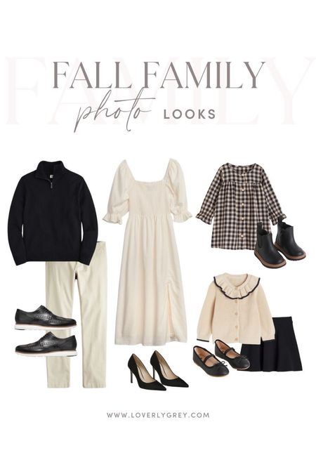 Elevated fall family photo look. I love the classic black and white and cute ruffle details. 

#LTKFind #LTKfamily #LTKstyletip