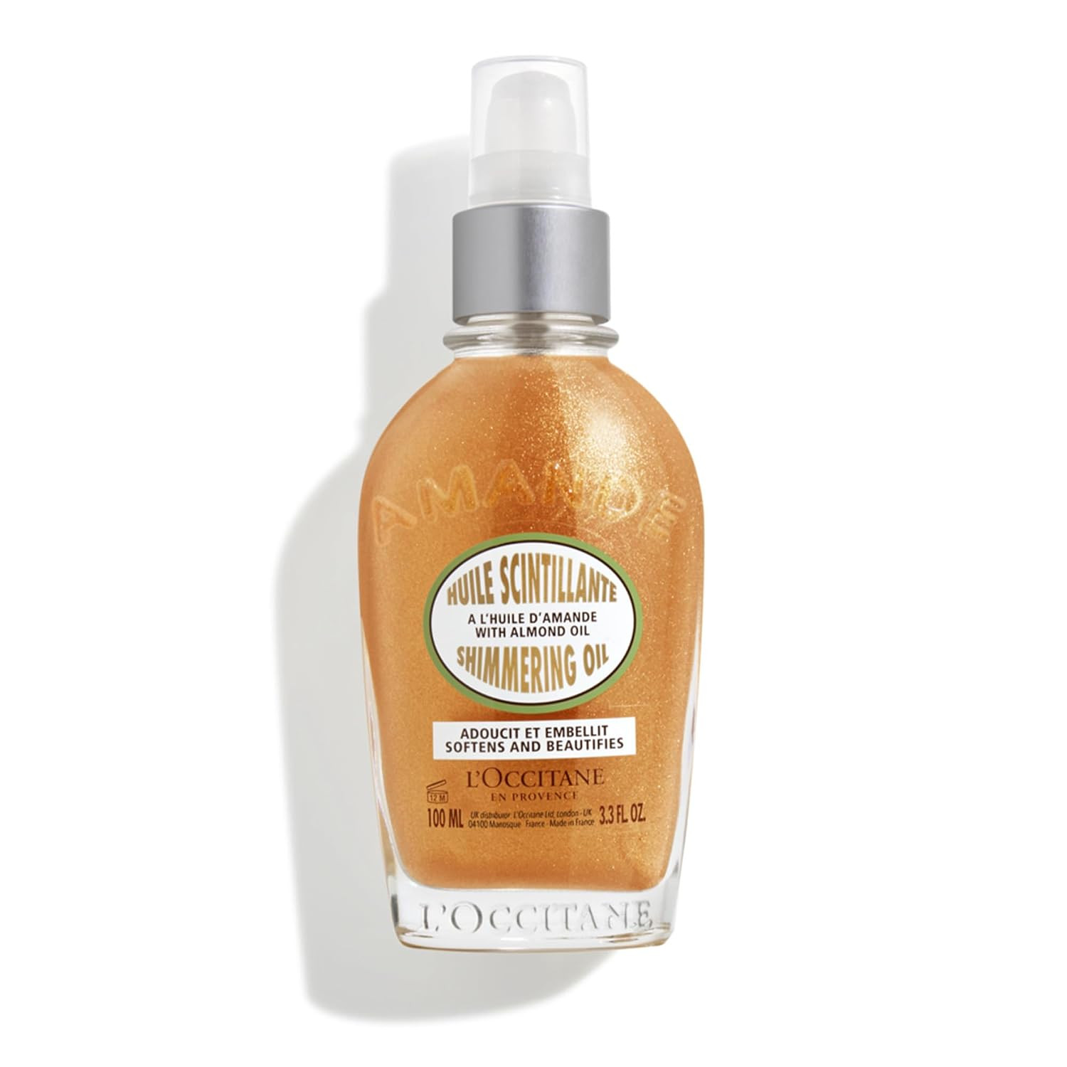 L'OCCITANE Almond Shimmering Body Oil: Instant Golden Glow 3.3 fl oz | Amazon (US)