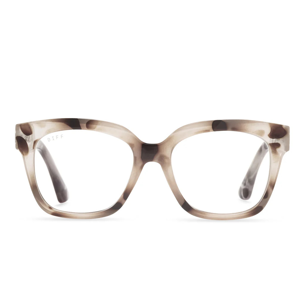 AVA - CREAM TORTOISE + BLUE LIGHT READERS | DIFF Eyewear