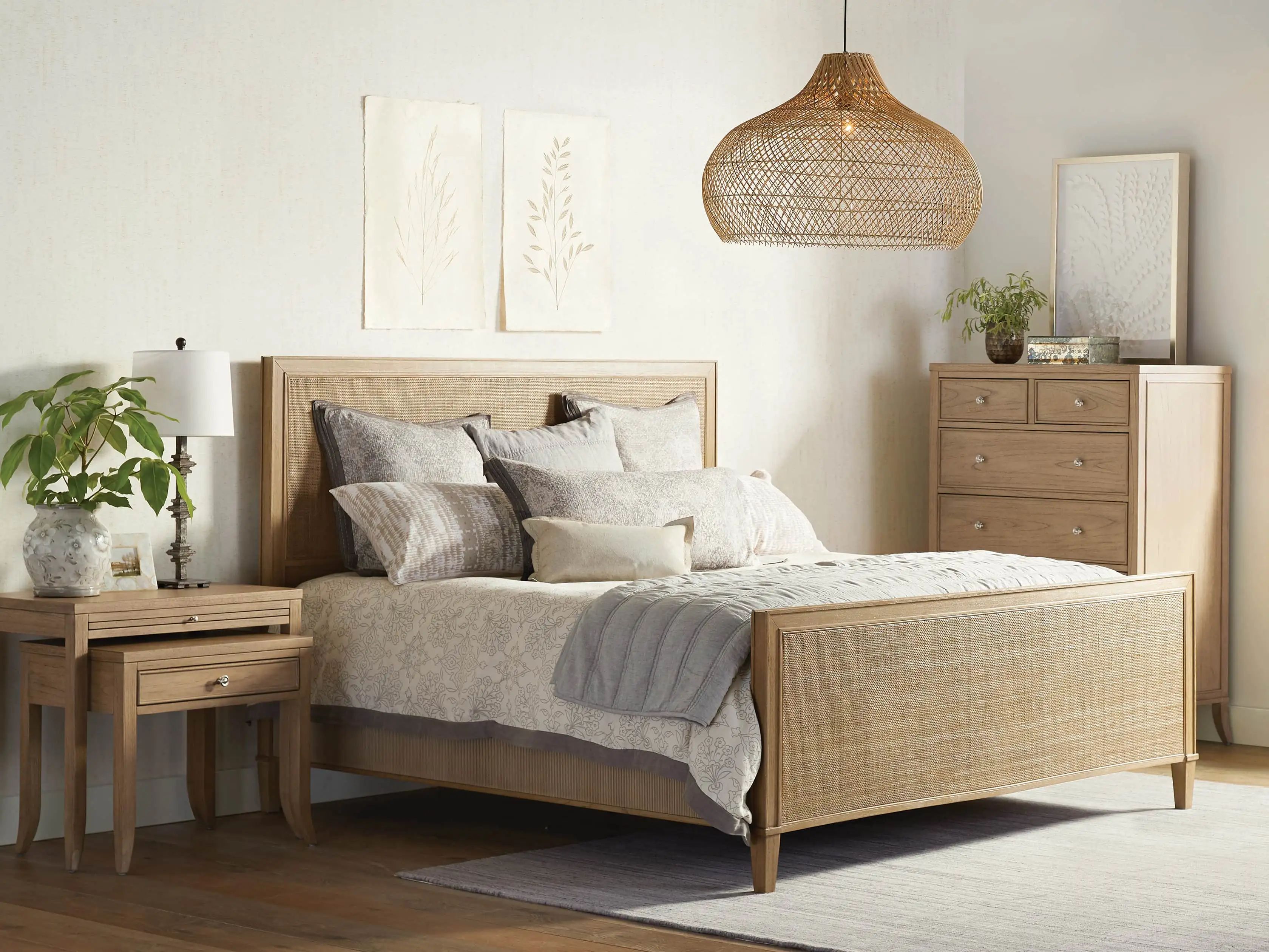 Pearson Gallery Cane Bed | Arhaus