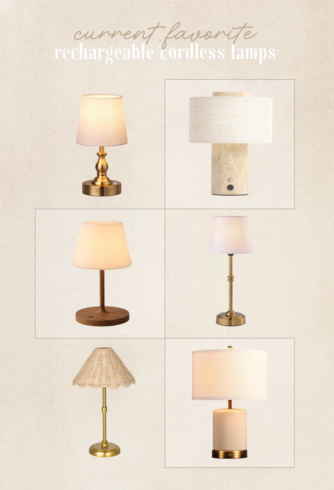 Everyone needs a cordless rechargeable lamp! 💡 I have one in the shower, one in the kitchen, office and guest bath. The charge lasts a long time and they’re so chic 🤍 

Amazon finds, lighting, home decor, accents, mini lamp, gold, rattan, travertine, marble, home styling, trending, interior design, fancythingsblog

#LTKHome