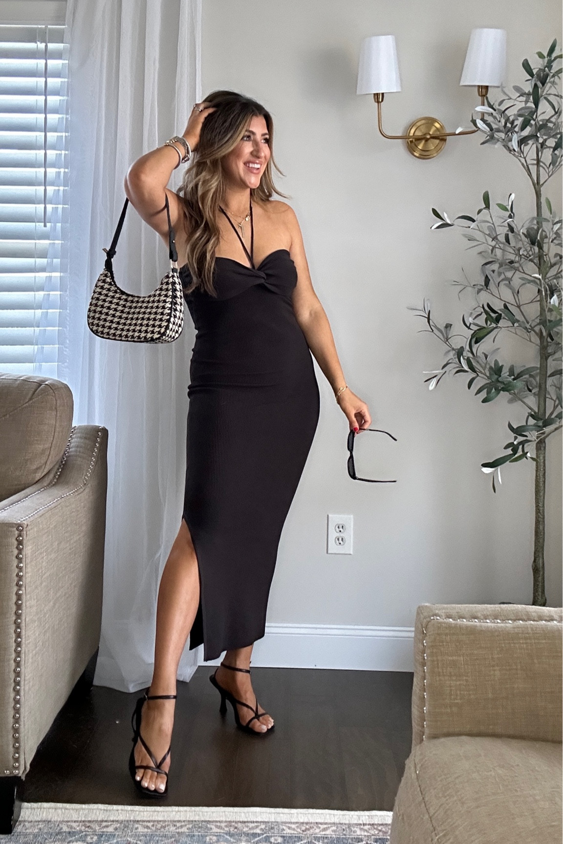 The cutest black bodycon midi maxi dress! Wearing a med. use code LAURENSPRING25 for 25% off!

#LTKtravel #LTKSeasonal #LTKstyletip