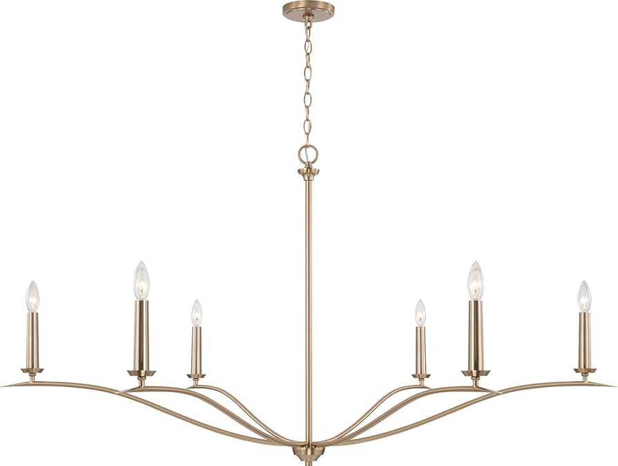 Capital Lighting 450661MA Grady Transitional Open-air Round Candle Chandelier, 6-Light 360 Total ... | Amazon (US)