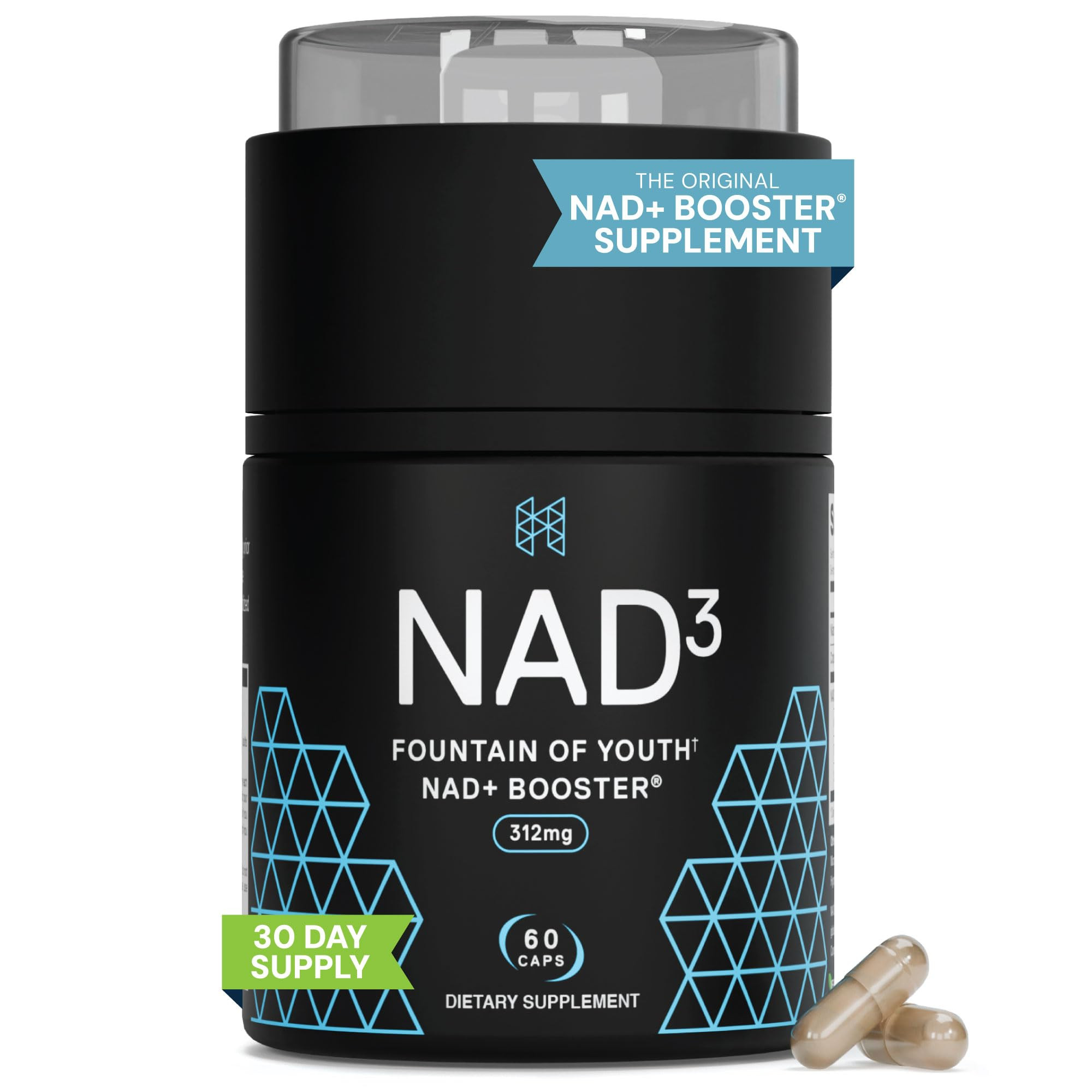 HPN NAD+ Booster (NAD3), Anti Aging Cell Booster, NRF2 Activator, Nicotinamide Riboside Alternati... | Amazon (US)
