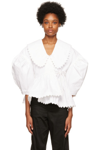 White Shona Blouse | SSENSE